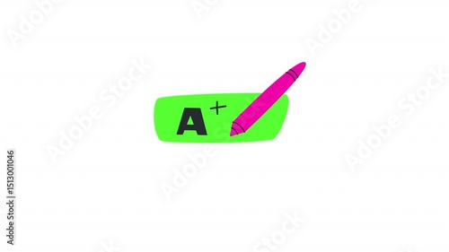 A+ With Animated Title