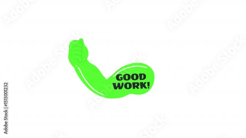 Good Work With Animated Title