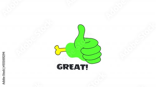 Great Work  With Animated Title