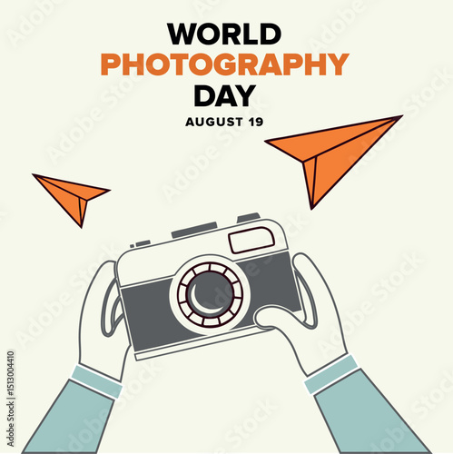 World Photography Day social media template