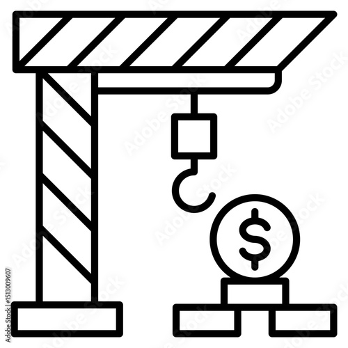 Construction Outline Icon