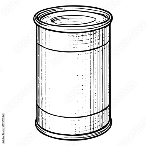 Empty Can Front View
