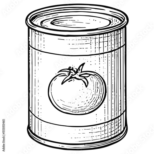 Canned Tomato Front Label
