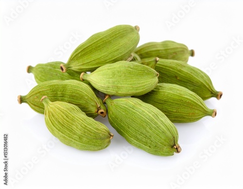 Wallpaper Mural Cardamom isolated on white background  Torontodigital.ca