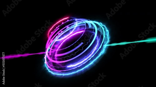 Music equalizer, for music party, vertical 4k footage