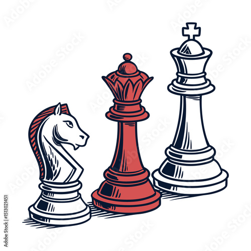 A set of realistic color Clay Showpieces vector white clean background