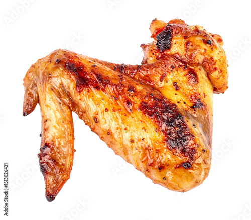 Char Grilled Chicken Wing with Smoky Seasoning