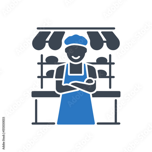 Bakery Business Owner Icon