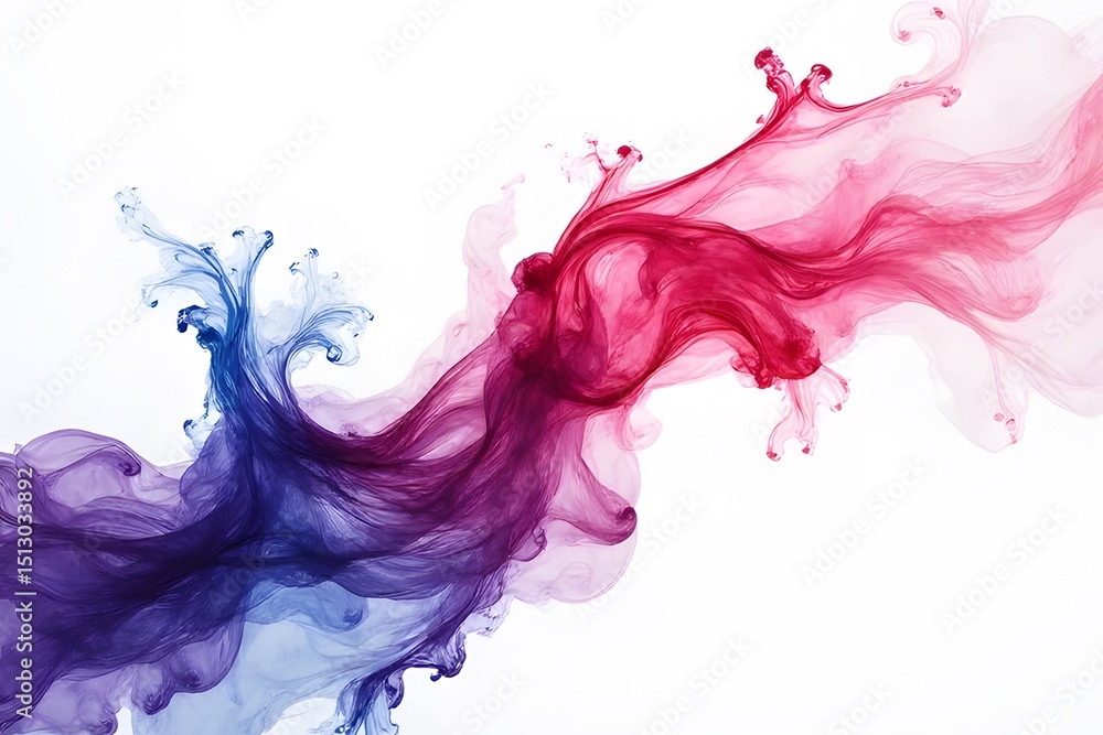 Fototapeta premium smoke on white background