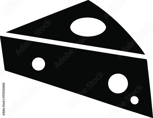 Delicious Cheese Wedge A Simple Illustration of Creamy, Sharp, and Zesty Cheese