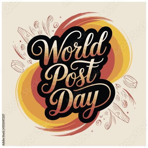 Celebrating postal services worldwide, connecting people, delivering messages, bridging global distances daily.