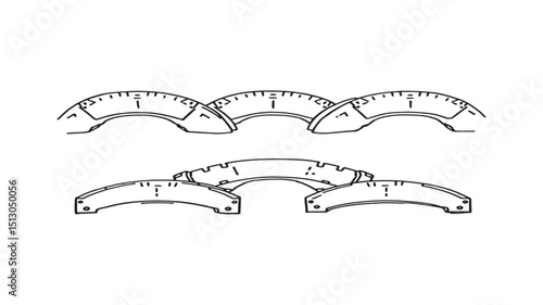 Brake Shoe Mechanical Friction Brake Equipment