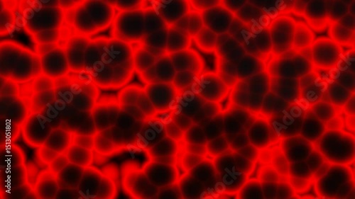Abstract dark red background animation, animated glowing dark red flow.