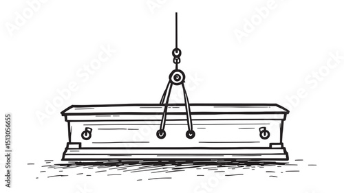 Heavy Duty Casket Lowering Equipment Design