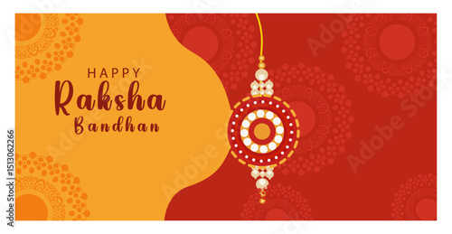 Happy Raksha Bandhan Sibling Love and Tradition Vector Art-03
