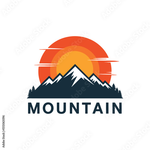 Sunset Mountain Adventure Logo