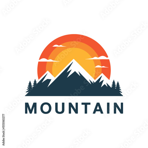 Sunset Mountain Adventure Logo