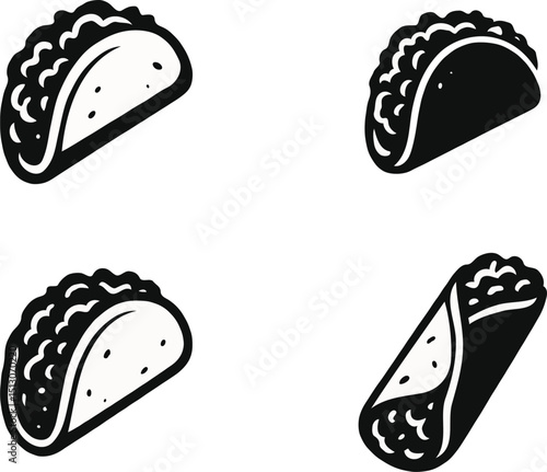 A vector set of bread