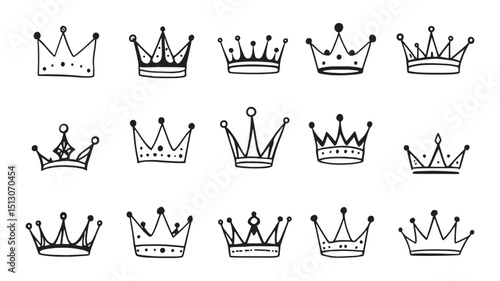 Regal Crown Icon Royalty Vector Image  