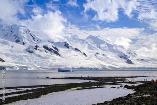 photographing hope bay beautiful landscapes Antarctica.