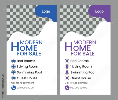  House property instagram and facebook story template
