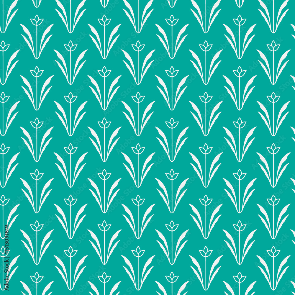vector seamless pattern with flowers vector seamless pattern with flowers