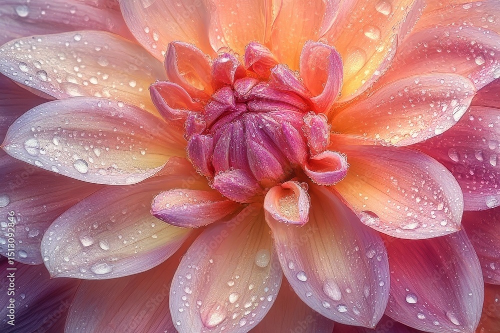 Fototapeta premium close up of dahlia