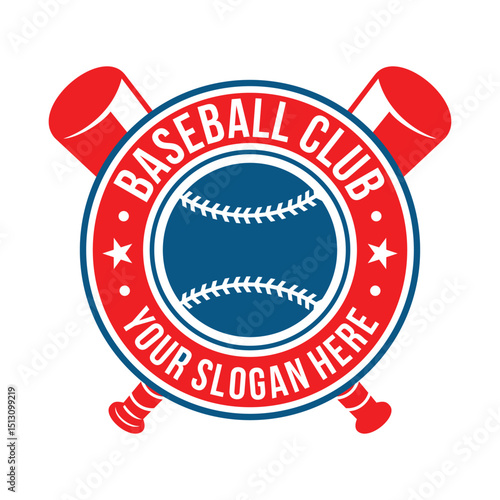 baseball sport logo design icon vector template