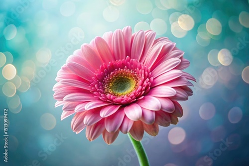 Pink Gerbera Daisy Close Up Minimalist Photography - Tiny Petals Macro Shot