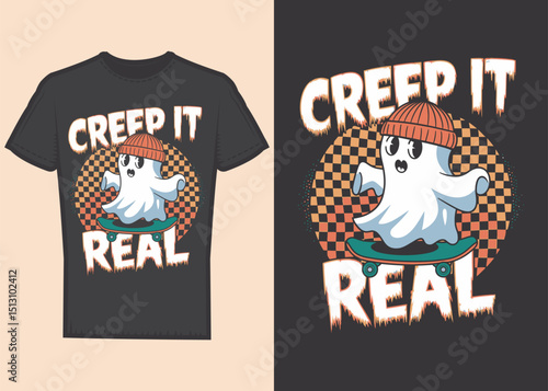 Fashionable blank t-shirt design concept for print, a vector illustration for men, kids, and baby clothing