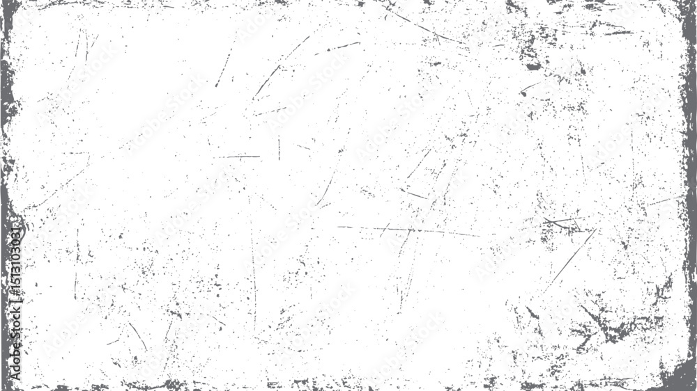 Old vintage grunge black white surface texture. Overlay pattern with dirt, cracks, scratches and chips. Retro monochrome background for graphics.