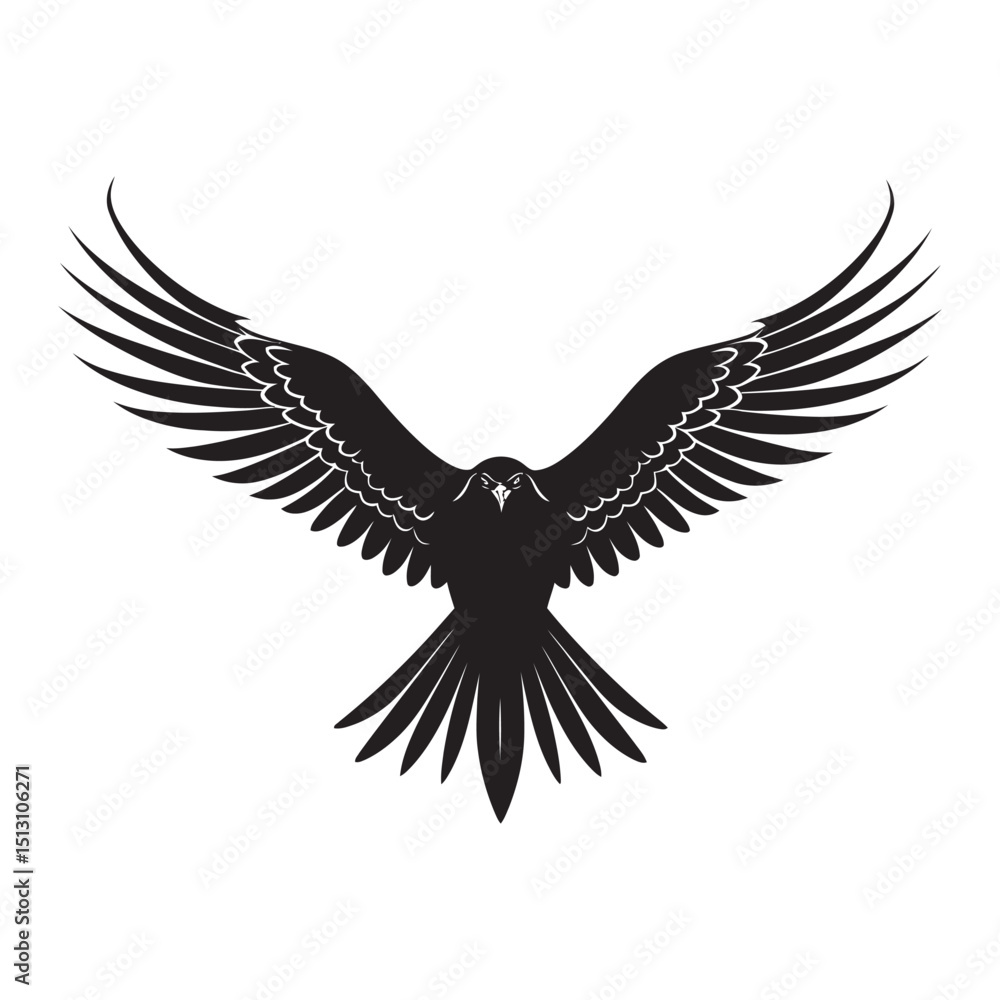 Fototapeta premium Falcon brand logo concept vector art icon