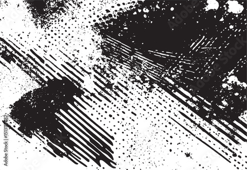 Subtle halftone grunge urban texture vector. Distressed overlay texture white texture composed of irregular graphic elements. Distressed uneven grunge background. Abstract vector illustration.