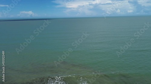 Coxbazar Sea Beach in Bangladesh. World Heritage Site.