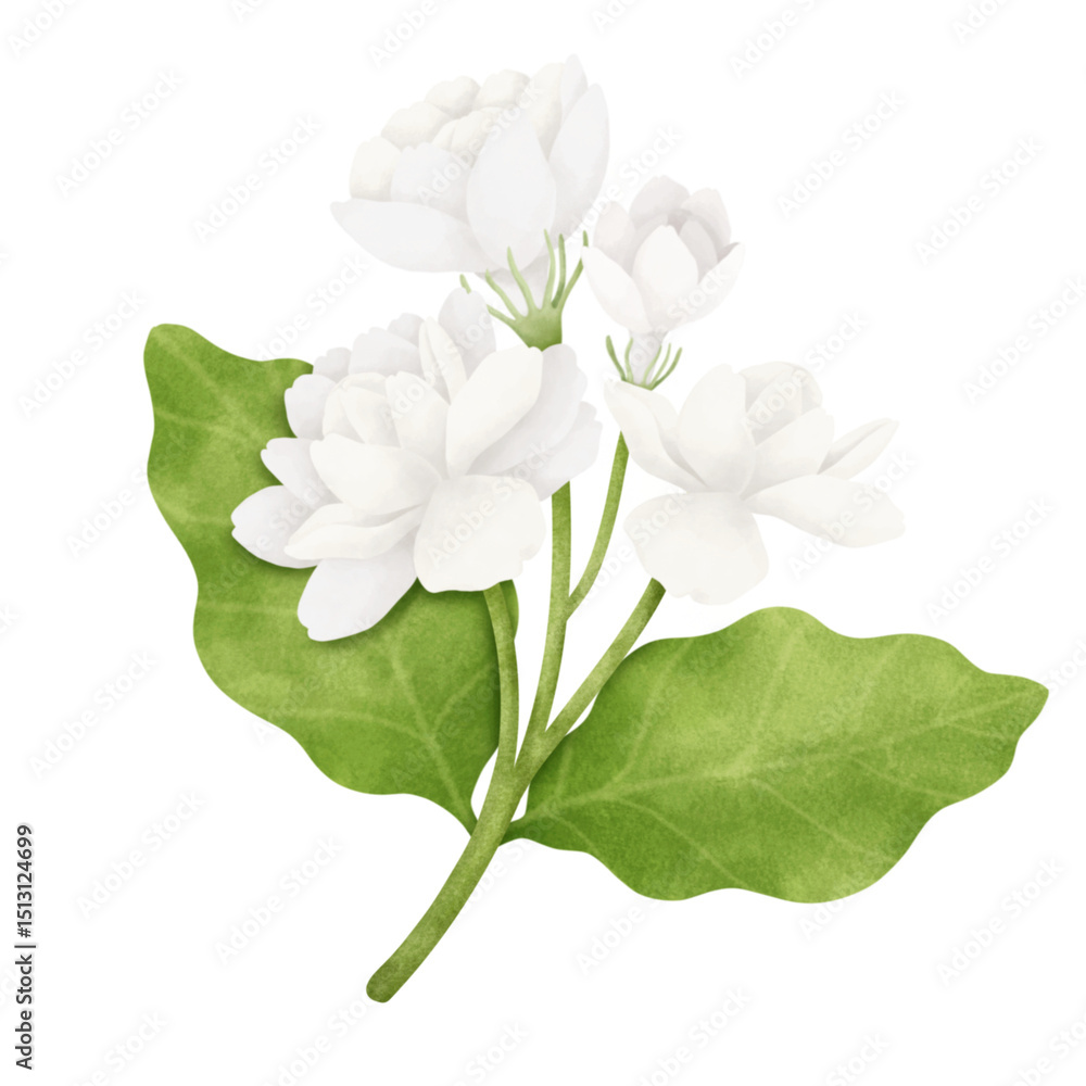 A Bouquet of White Jasmine A Bouquet of White Jasmine