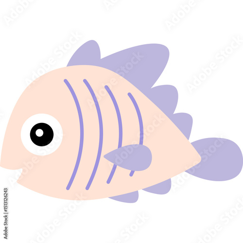Fish Flat Illustration