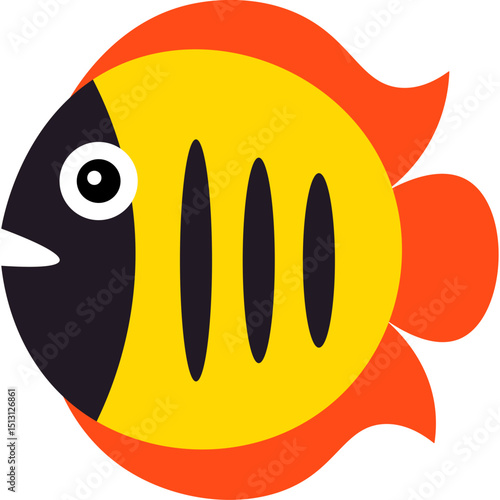 Fish Flat Illustration
