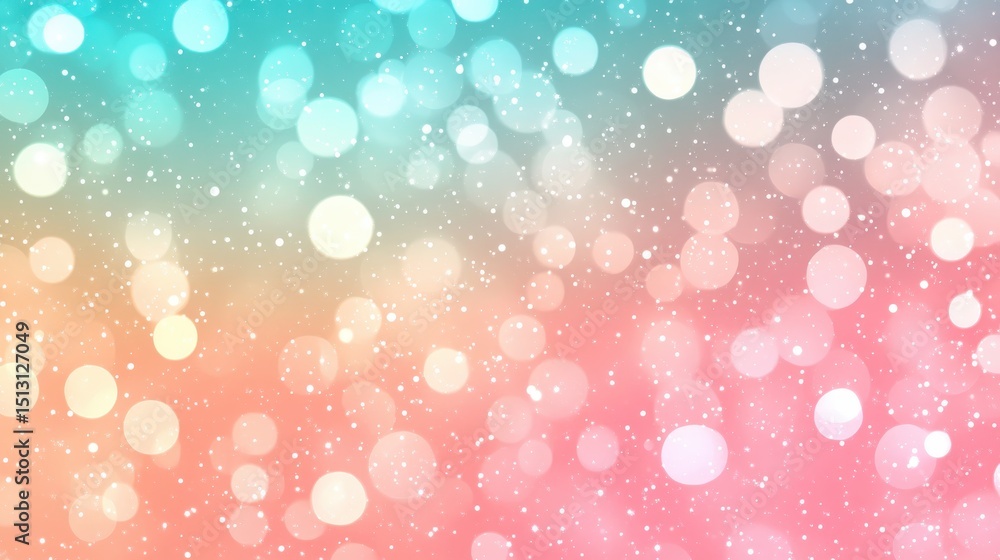 Holographic Pastel Gradient Background with Translucent Bokeh Effect Holographic Pastel Gradient Background with Translucent Bokeh Effect