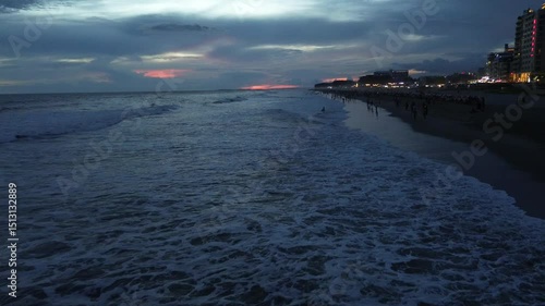 Coxbazar Sea Beach in Bangladesh. World Heritage Site.