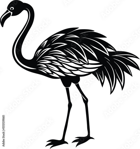 flamingo vector illustration
