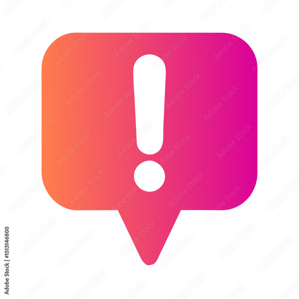Exclamation mark symbol icon Exclamation mark symbol icon