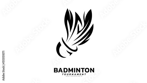Shuttlecock icon symbol vector, Modern design and beautiful colors isolated on white background, illustration Vector EPS 10 , can use for  Badminton Championship Logo
