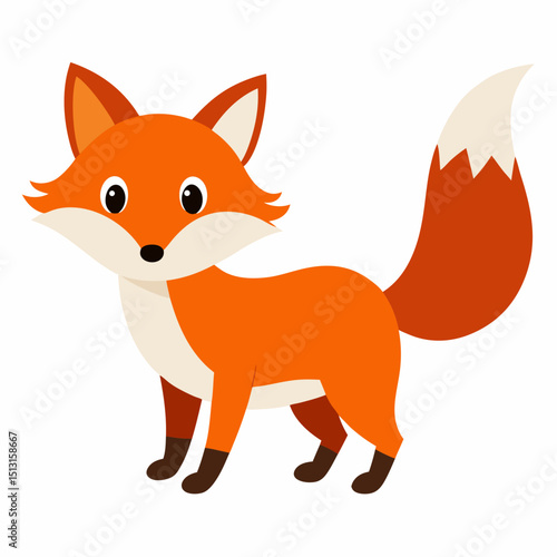 red fox cartoon