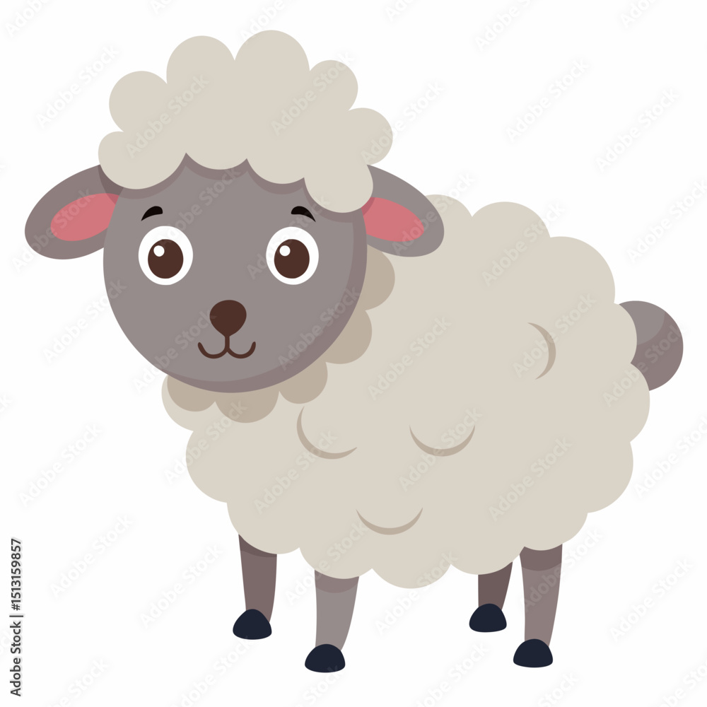 vector illustration of sheep vector illustration of sheep