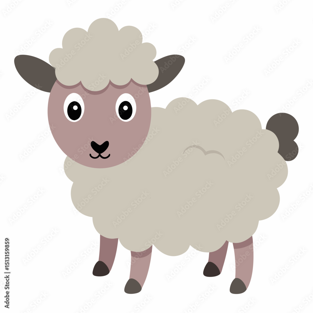 vector illustration of sheep vector illustration of sheep