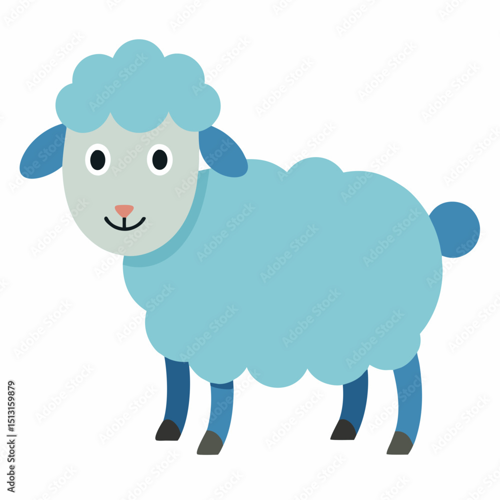 vector illustration of sheep vector illustration of sheep