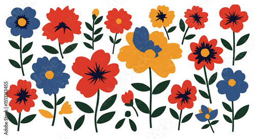 Colorful Flower Illustration