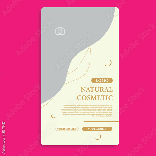 Skincare,Cosmetic, and Beauty Care Social Media Story Template