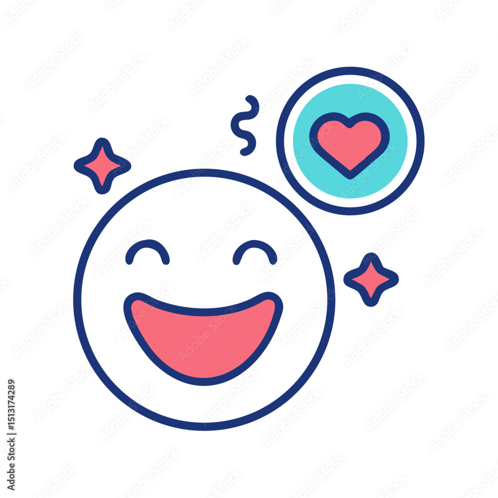 Love Feedback Icon Illustration Vector Love Feedback Icon Illustration Vector