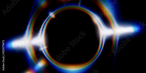 Chromatic Aberration Circle Light Effect